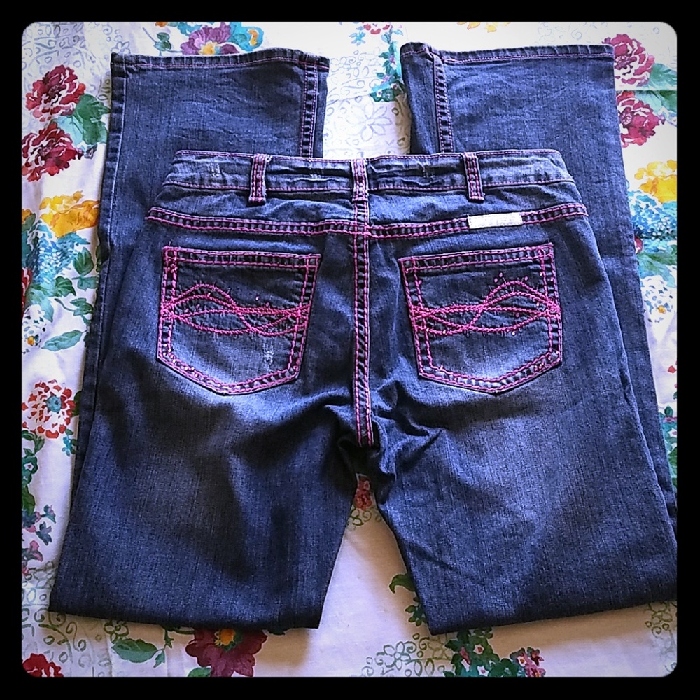 Cowgirl Tuff DFMI PINK Jeans Size 29 x 33